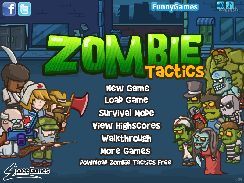 좀비 택틱스 (Zombie Tactics) 게임 화면 1