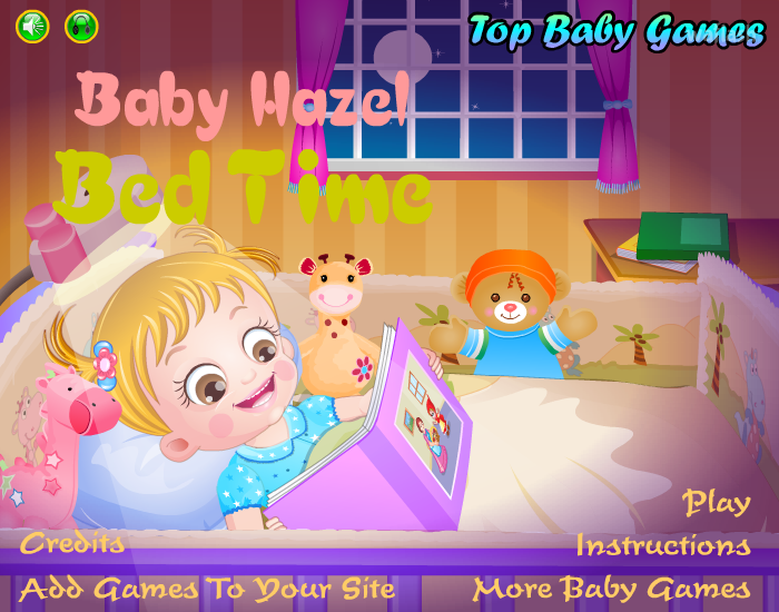 베이비 헤이즐 베드 타임 (Baby Hazel Bed Time) 게임 화면 1