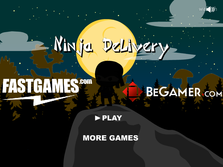 닌자 딜리버리 (Ninja Delivery) 게임 화면 1
