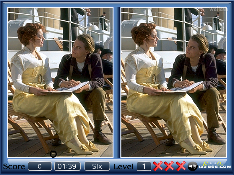타이타닉 틀린그림찾기 (Titanic - Spot the Difference) 게임 화면 1