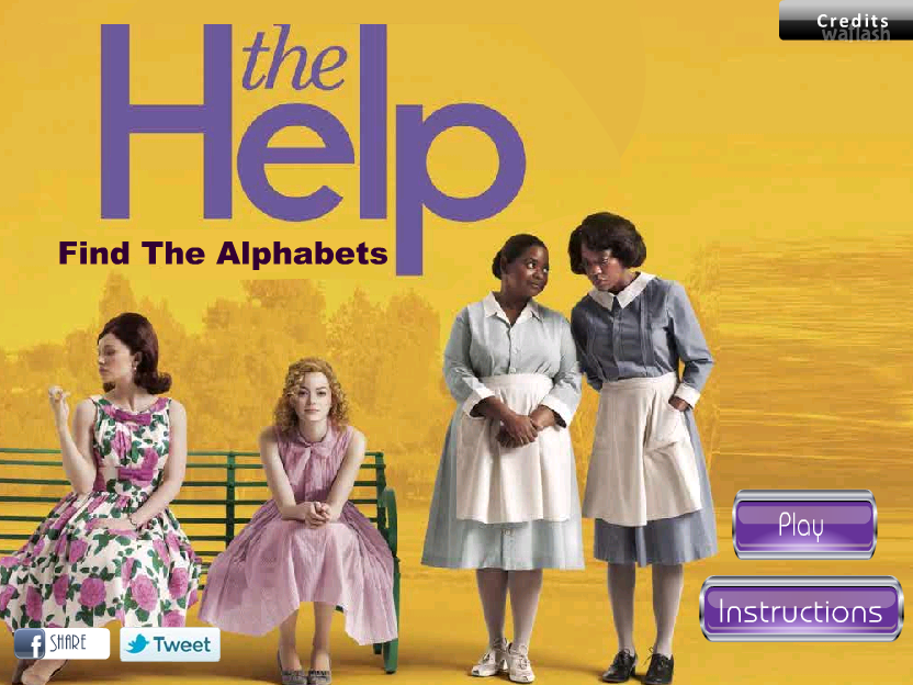 더 헬프 - 숨은알파벳찾기 (The Help - Find the Alphabets) 게임 화면 1