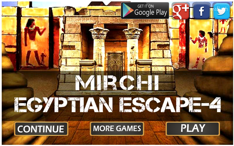이집트 이스케이프 4 (Mirchi Egyptian Escape 4) 게임 화면 1