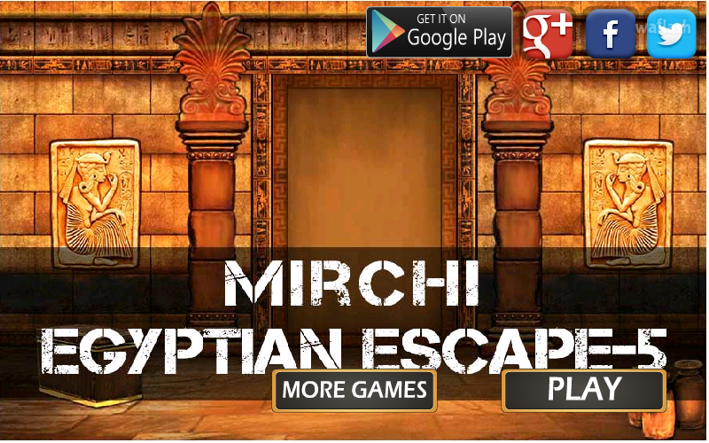 이집트 이스케이프 5 (Mirchi Egyptian Escape 5) 게임 화면 1