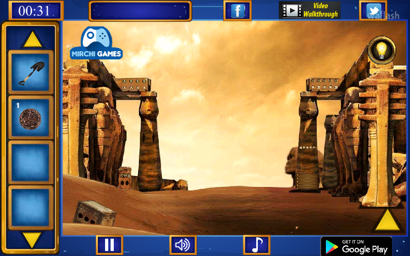 이집트 이스케이프 6 (Mirchi Egyptian Escape 6) 게임 화면 2