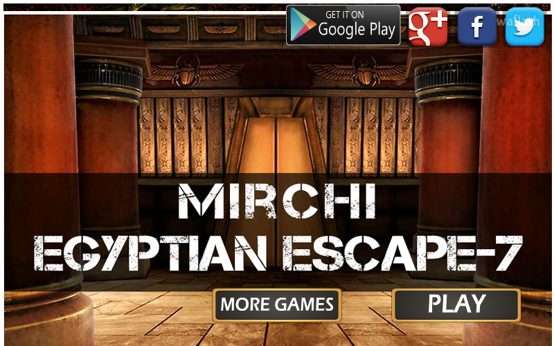 이집트 이스케이프 7 (Mirchi Egyptian Escape 7) 게임 화면 1