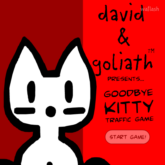 Goodbye Kitty Traffic Game - 길건너기 게임 게임 화면 1