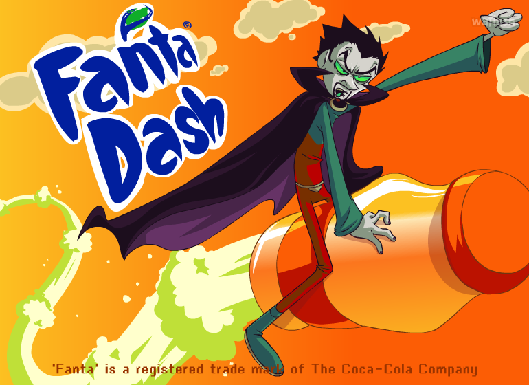 환타 날다 (Fanta Dash) 게임 화면 1