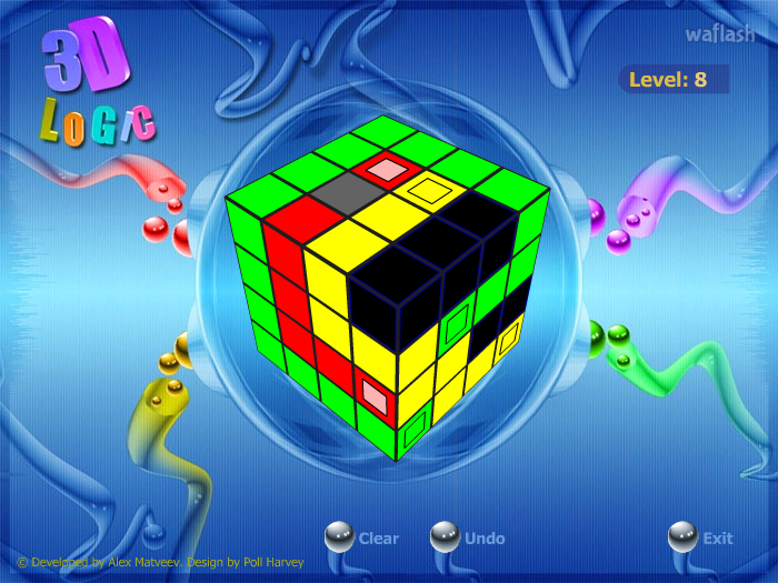 3D 로직 (3D Logic) 게임 화면 3