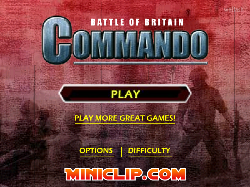 코만도 (Commando) 게임 화면 1
