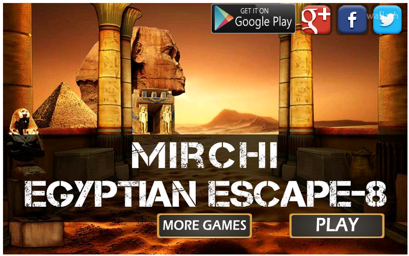 이집트 이스케이프 8 (Mirchi Egyptian Escape 8) 게임 화면 1