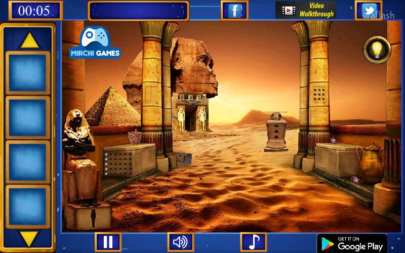 이집트 이스케이프 8 (Mirchi Egyptian Escape 8) 게임 화면 2