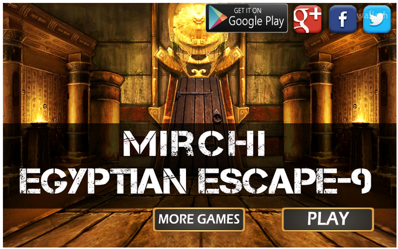 이집트 이스케이프 9 (Mirchi Egyptian Escape 9) 게임 화면 1