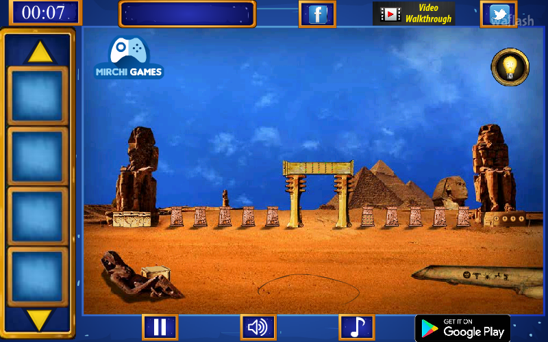 이집트 이스케이프 10 (Mirchi Egyptian Escape 10) 게임 화면 2