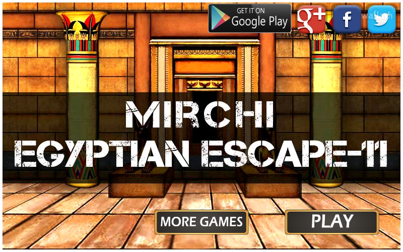 이집트 이스케이프 11 (Mirchi Egyptian Escape 11) 게임 화면 1
