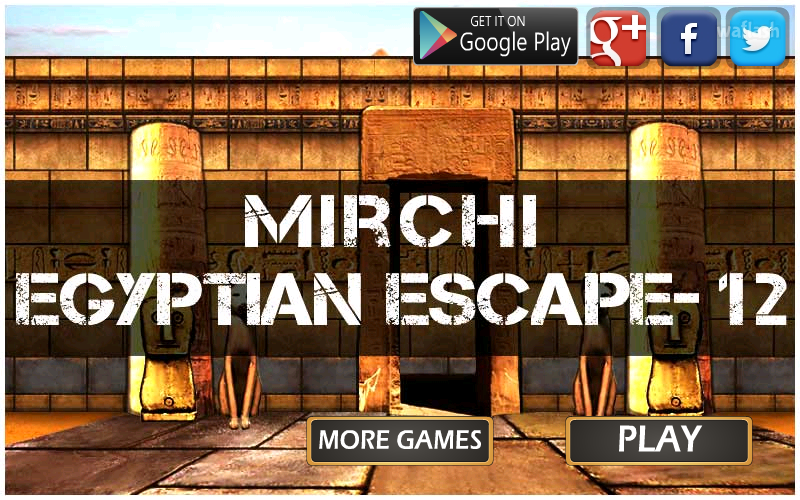 이집트 이스케이프 12 (Mirchi Egyptian Escape 12) 게임 화면 1