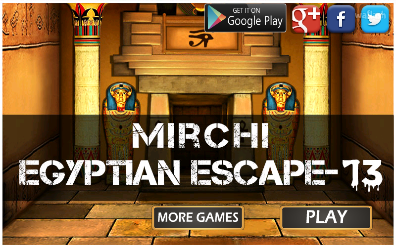 이집트 이스케이프 13 (Mirchi Egyptian Escape 13) 게임 화면 1
