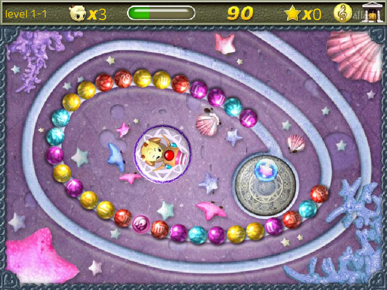 Japan Zuma 게임 화면 2