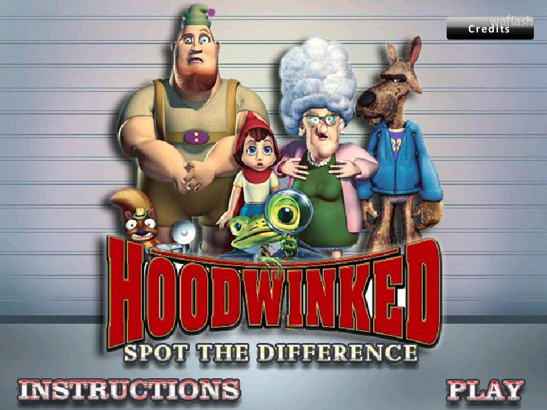 빨간 모자의 진실 - 틀린그림찾기 (Hoodwinked - Spot the Difference) 게임 화면 1