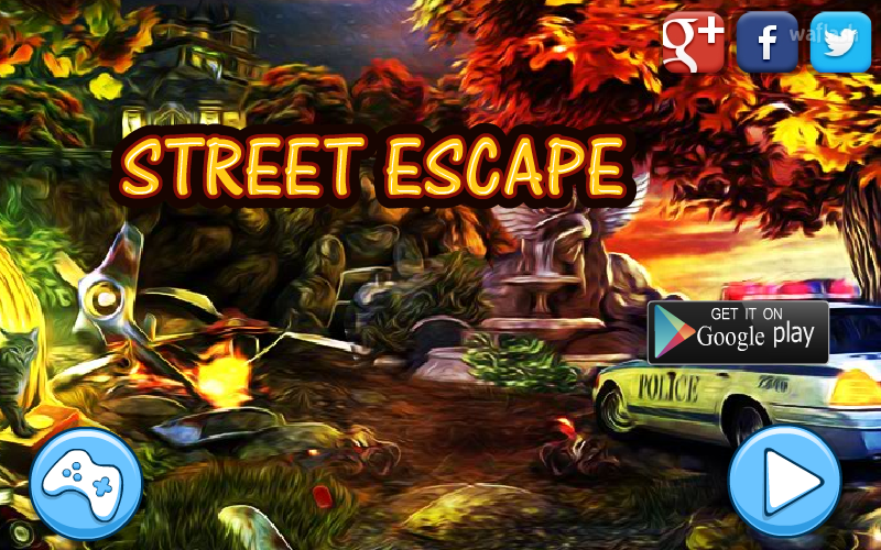 스트리트 이스케이프 (Mirchi Street Escape) 게임 화면 1