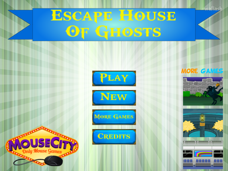 유령의 집 탈출 (Escape House Of Ghosts) 게임 화면 1