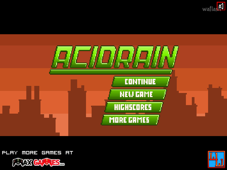 애시드 레인 (Acid Rain) 게임 화면 1