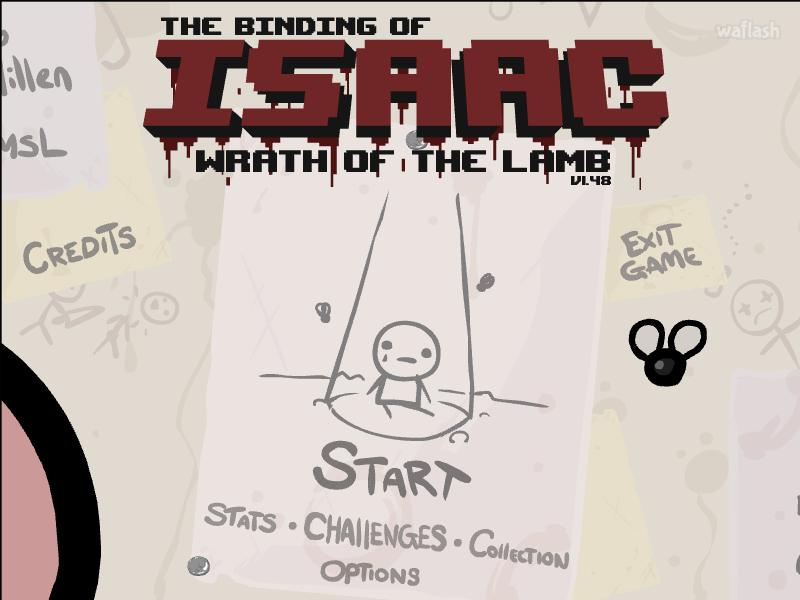 더 바인딩 오브 아이작 (The Binding of Isaac: Wrath of the Lamb v1.48) 게임 화면 1
