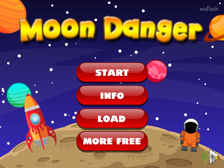 문 데인저 (Moon Danger) 게임 화면 1