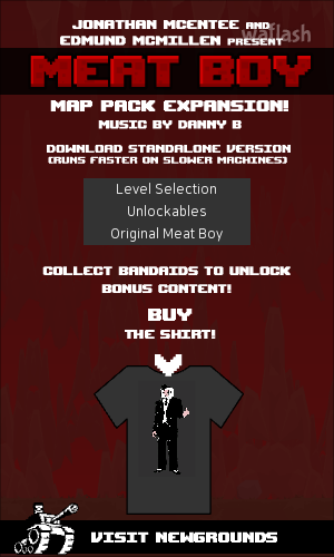 미트보이 맵 팩 (Meat Boy - Map Pack) 게임 화면 1