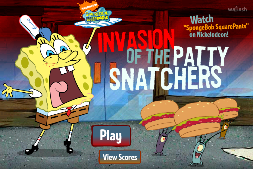 스폰지밥 타워디펜스 (Invasion of the Patty Snatchers) 게임 화면 1