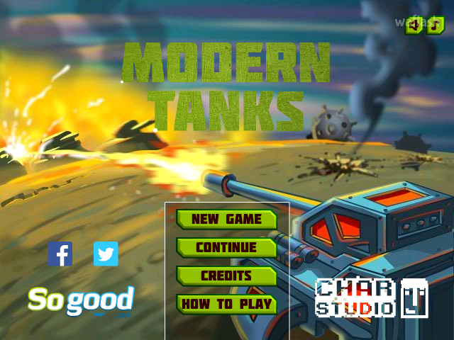 모던 탱크 (Modern Tank) 게임 화면 1