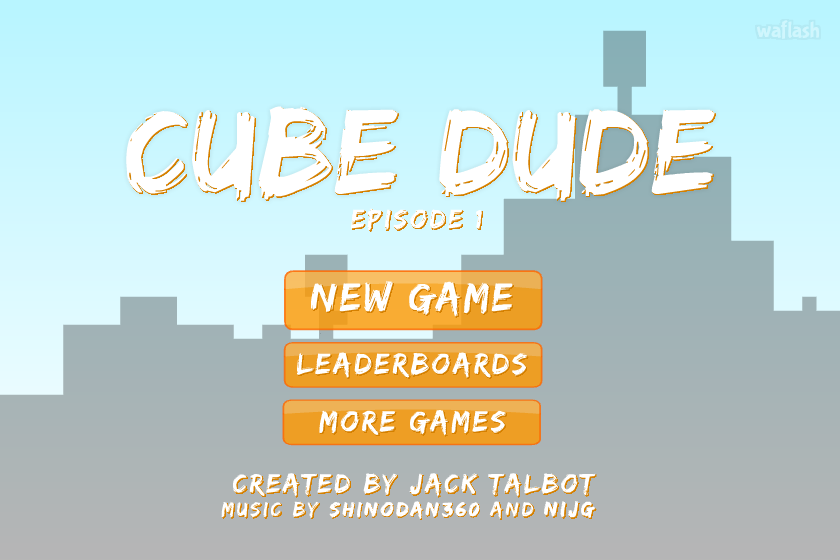큐브 듀드 (Cube Dude) 게임 화면 1