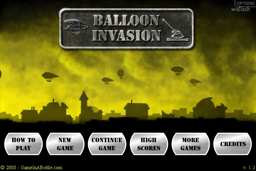발룬 인베이전 (Ballon Invasion) 게임 화면 1