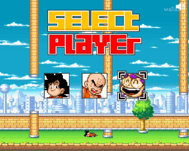 플래피 고쿠 (FLAPPY GOKU 1.1) 게임 화면 2