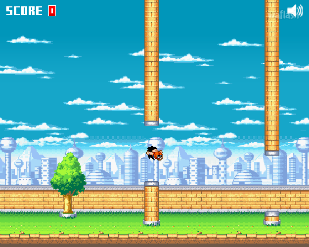 플래피 고쿠 (FLAPPY GOKU 1.1) 게임 화면 3