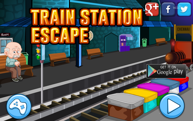 트레인 스테이션 이스케이프 (Mirchi Train Station Escape) 게임 화면 1