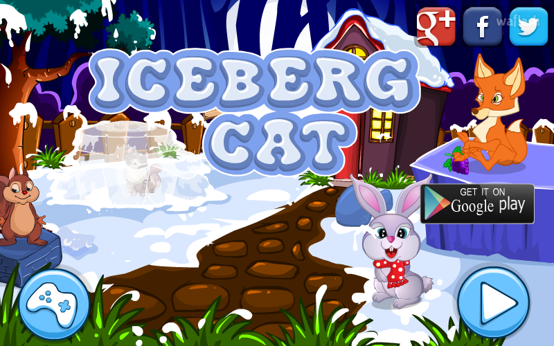 아이스버그 캣 (Mirchi Iceberg Cat) 게임 화면 1
