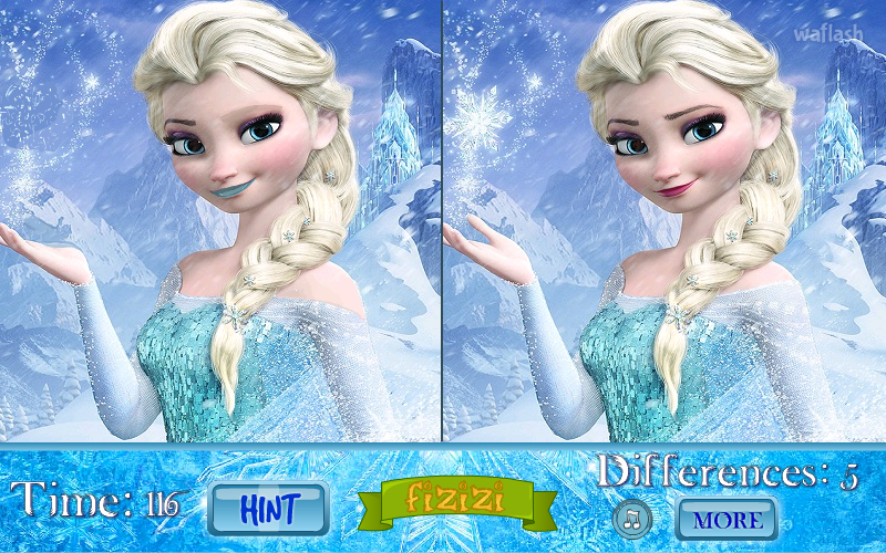 프로즌 디퍼런스 (Frozen Differences) 게임 화면 1