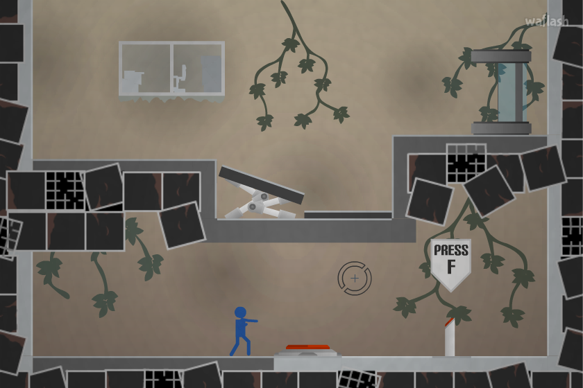 포탈 2D (Portal 2D) 게임 화면 1