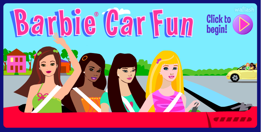 바비 카 펀 (Barbie Car Fun) 게임 화면 1