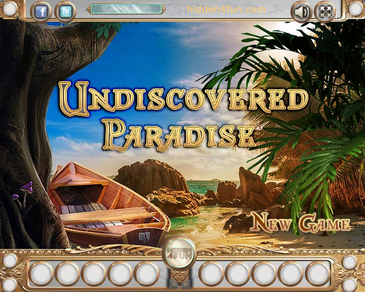숨은그림찾기 - 언디스커버드 파라다이스 (Undiscovered Paradise) 게임 화면 1