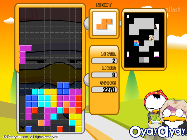 디어유 테트리스 (Tetris) 게임 화면 3