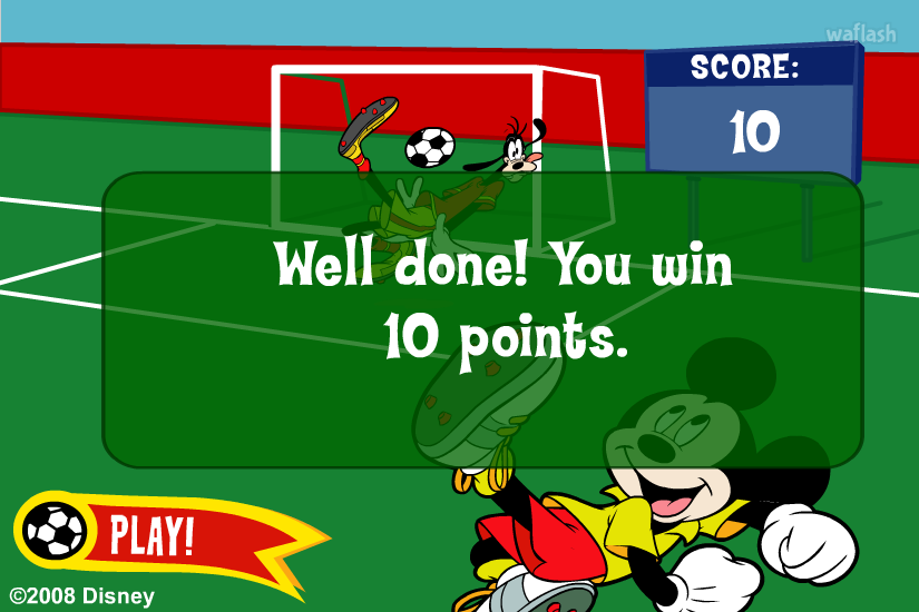 미키 풋볼 (Mickey Football) 게임 화면 1