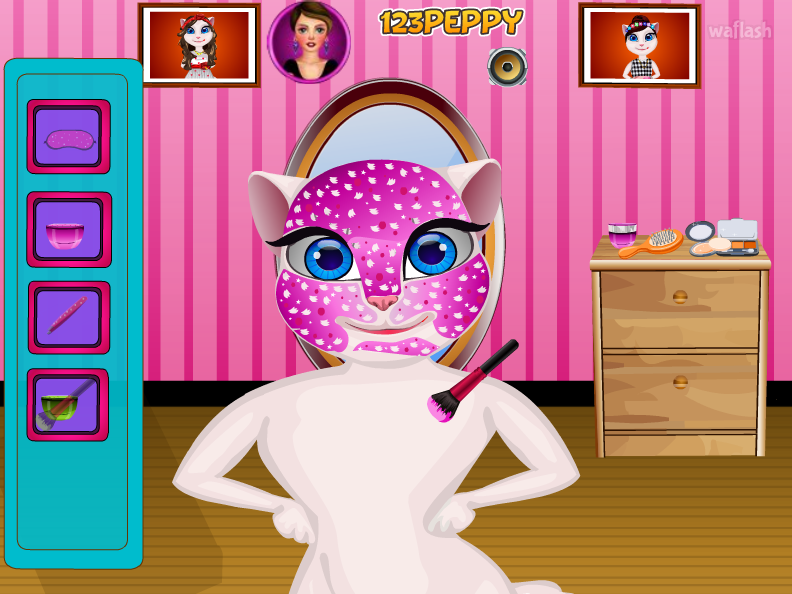 토킹 엔젤라 메이크오버 앤드 드레스업 (Talking Angela Makeover and Dressup) 게임 화면 3