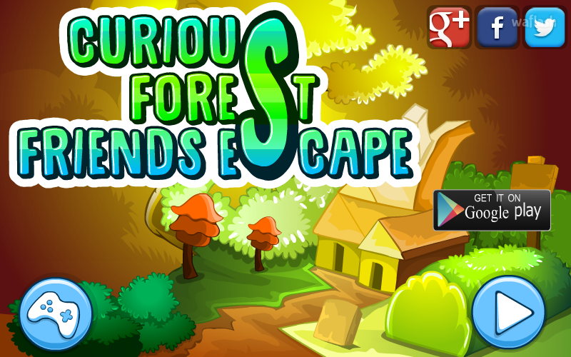 큐리어스 포레스트 프렌즈 이스케이프 (Mirchi Curious Forest Friends Escape) 게임 화면 1