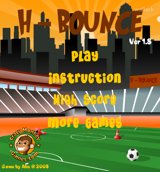 H-Bounce 공튀기기 게임 화면 1