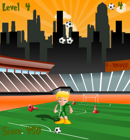 H-Bounce 공튀기기 게임 화면 3