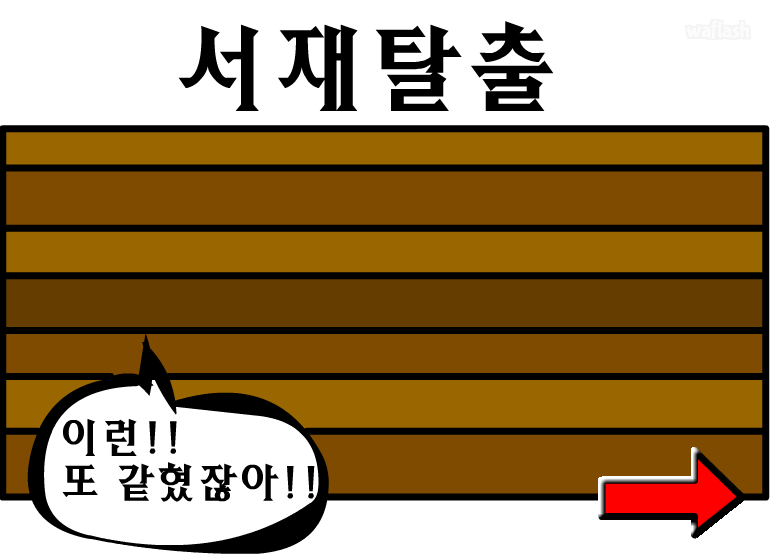 E녀의 서재탈출 게임 화면 1