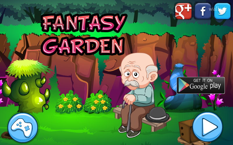 판타지 가든 탈출 (Mirchi Fantasy Garden) 게임 화면 1
