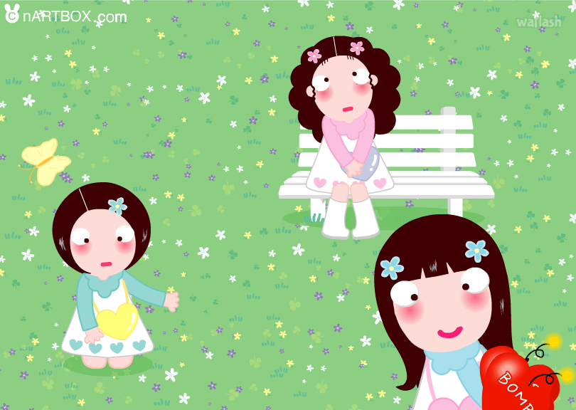 폭탄을 받아랏~ - 엔아트박스 게임 화면 2