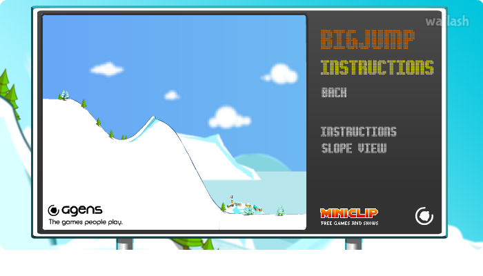 스키점프 (BIGJUMP Challenge) 게임 화면 2